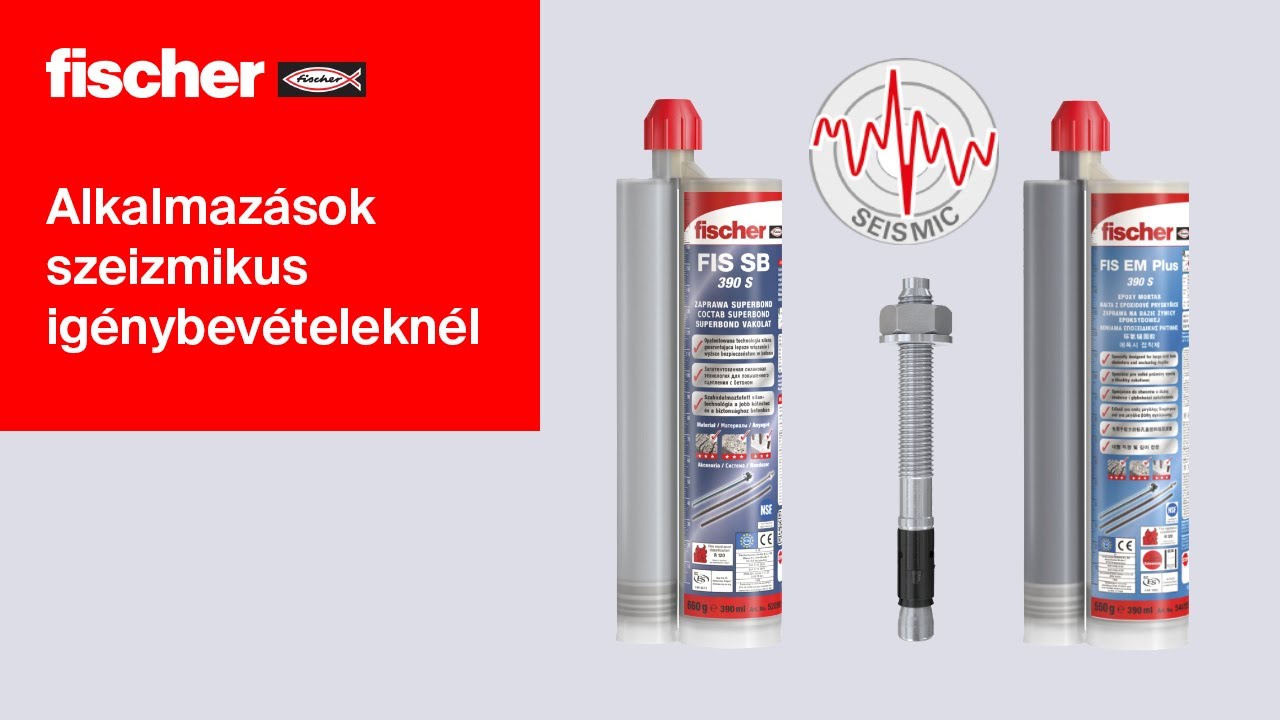 fischer alkalmaz&aacute;sok szeizmikus ig&eacute;nybev&eacute;telekn&eacute;l