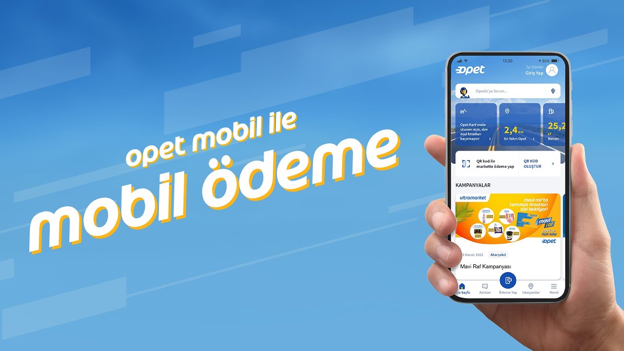 Opet Mobil ile Mobil &Ouml;deme