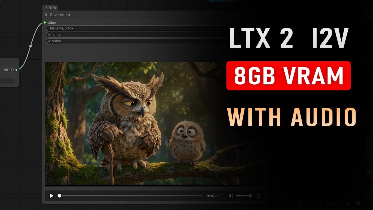 Fast LTX 2 Image To Video ComfyUI Low VRAM Workflow