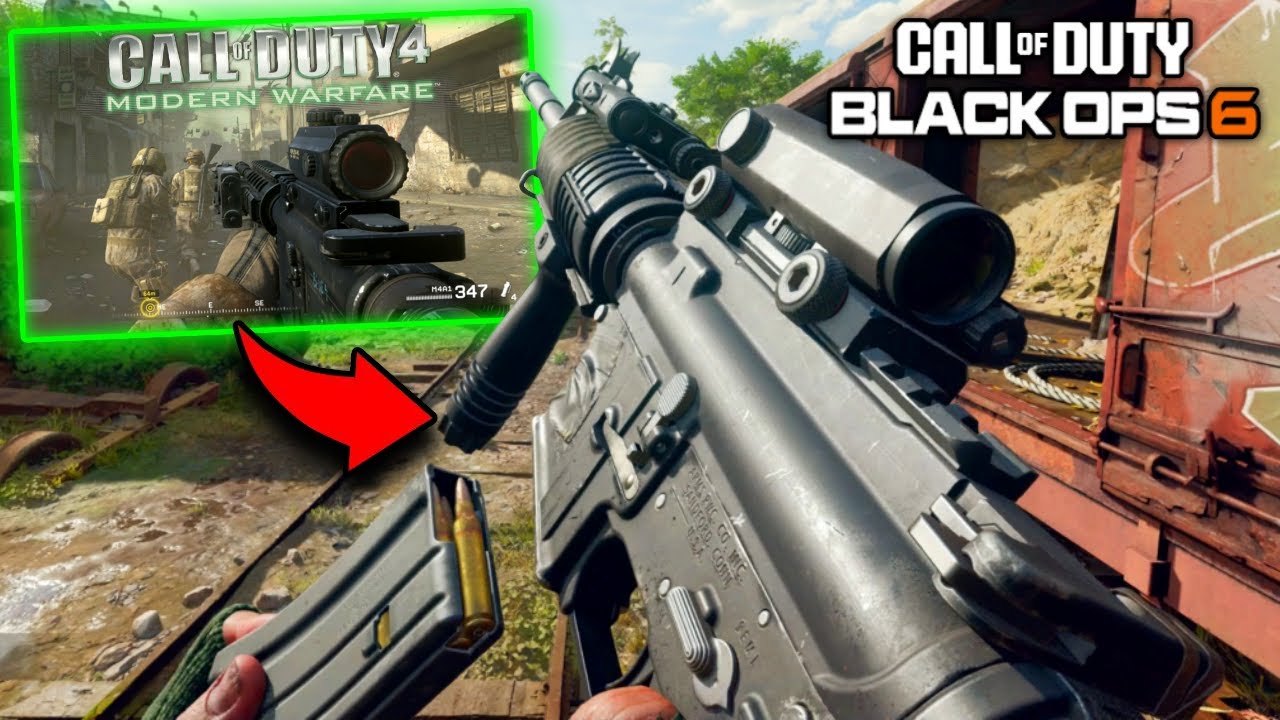 Classic COD4 Charlie Don't Surf Mission M4A1 Recreation Gunplay in Black Ops 6 BETA Gameplay