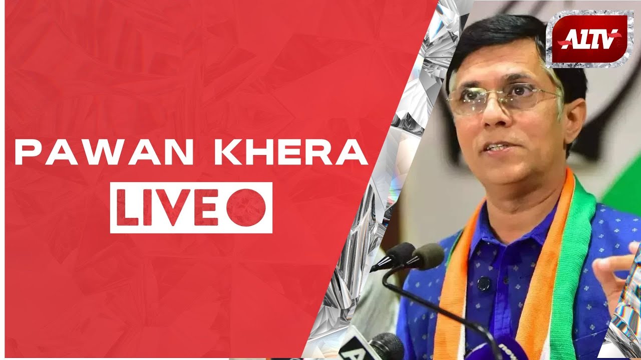 LIVE :Congress party briefing by  Pawan Khera and Devender Yadav at AICC HQ.| A1TV