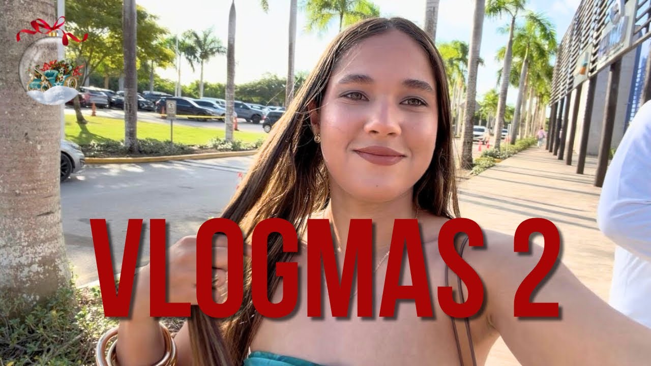 Vlogmas 2 — Llegada de mi padrastro ✈️ + compras en el mall 🛍️ 