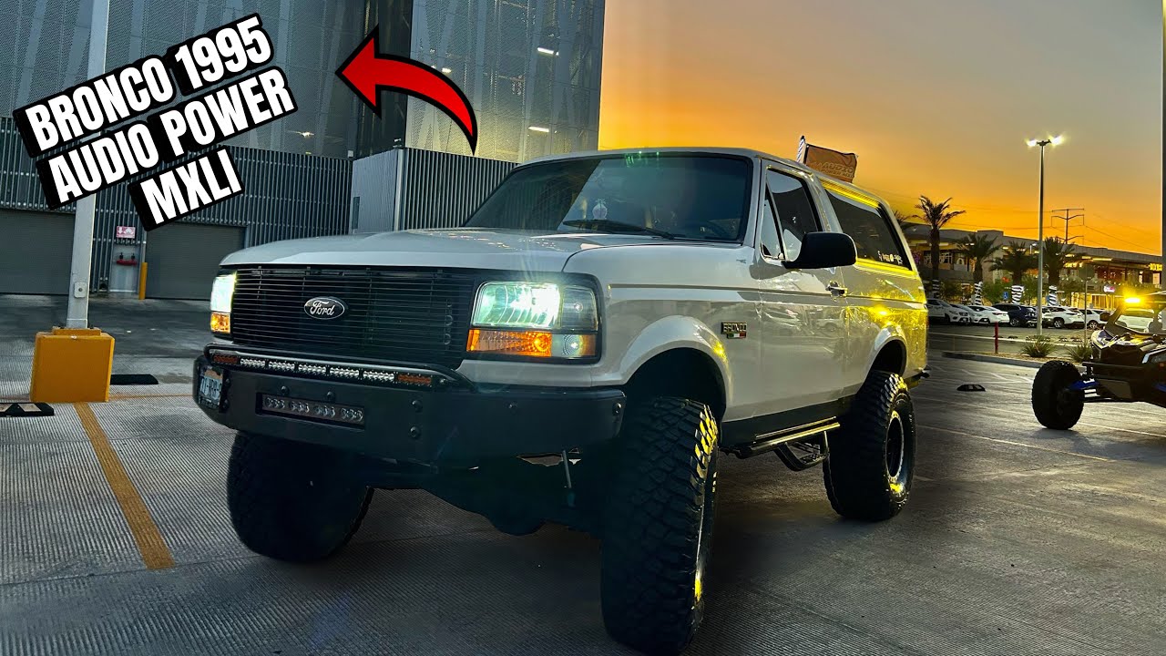 FORD BRONCO 1995 MUY MODIFICADA *AVIENTA LUMBRE POR LOS ESCAPES * / CAN AM X3 TURBO RR / JCAMBUT
