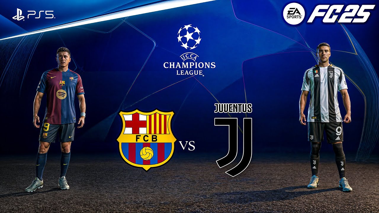 FC 25 - Barcelona vs. Juventus | UEFA Champions League Final | PS5™ [4K60]