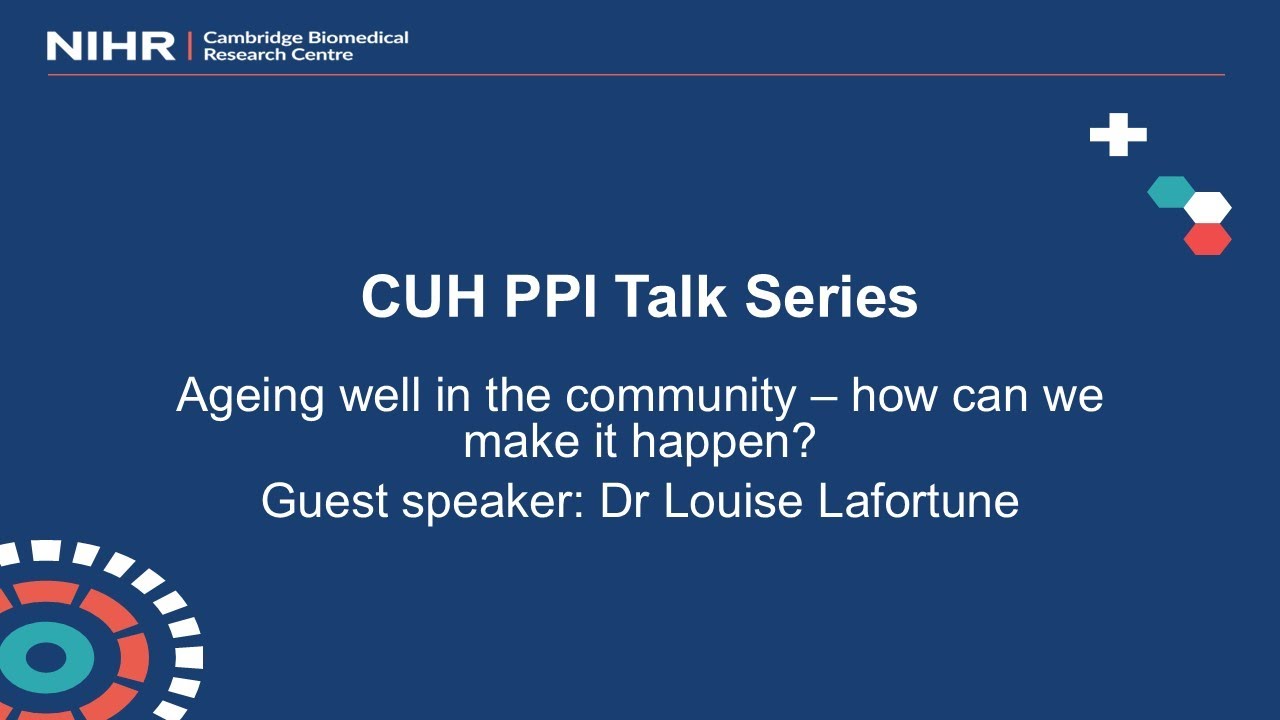 Ageing well in the community - how can we make it happen?