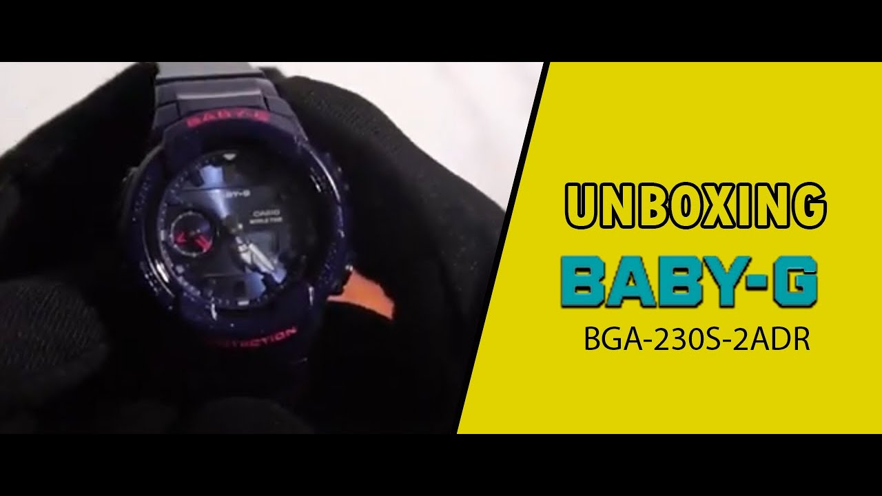 JAM TANGAN CASIO BABY-G BGA 230S 2ADR / BGA-230S-2ADR UNBOXING - GROSIRJAMTANGAN.COM