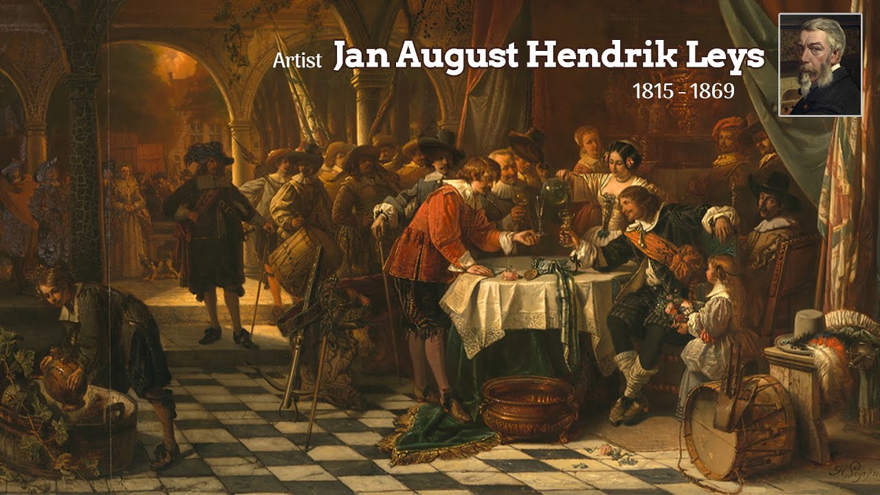 Artist Jan August Hendrik Leys (1815 - 1869) Belgian Painter and Printmaker | WAA