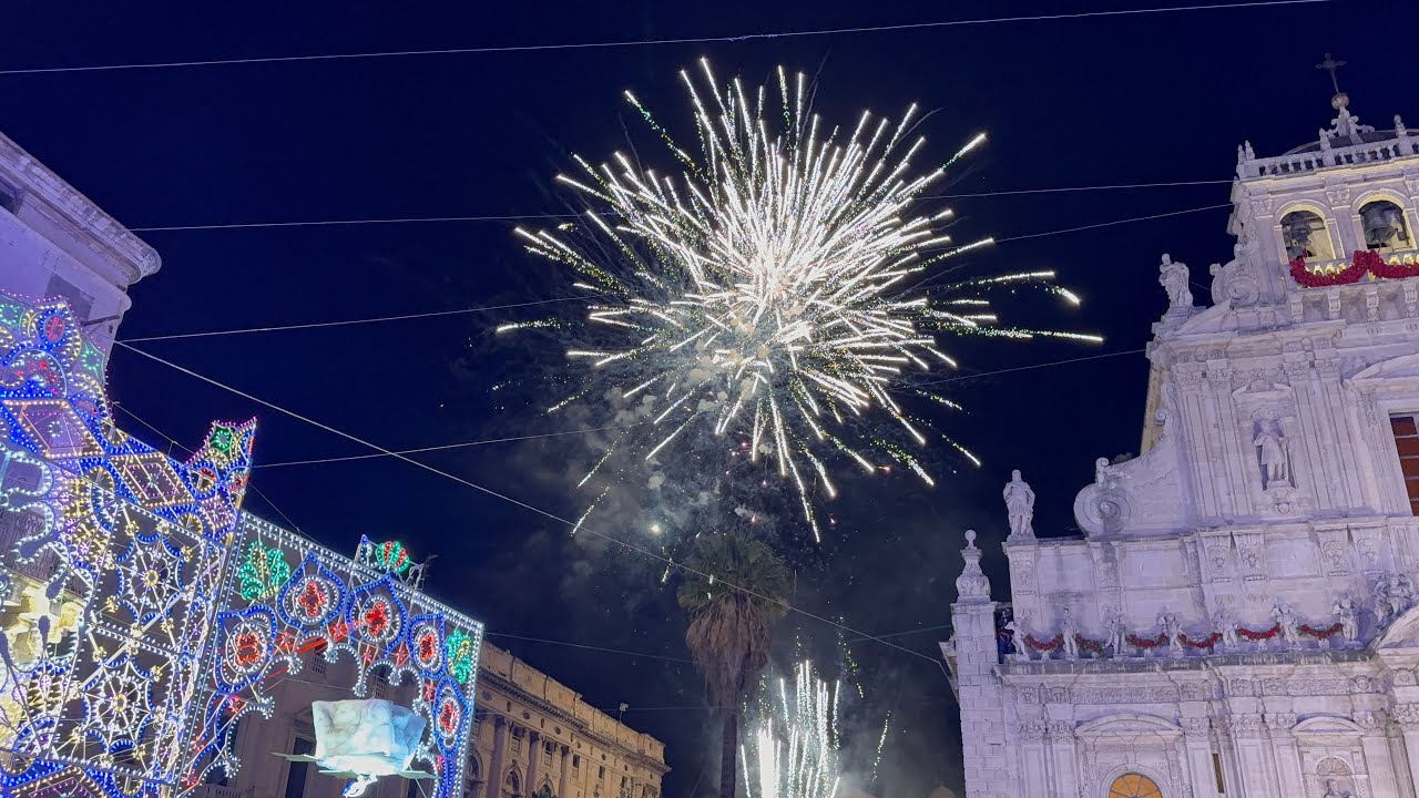 Acireale 27 Gennaio 2026 Ottava Festa San Sebastiano e Spettacolo Pirotecnico notturno ZIO PIRO 4K