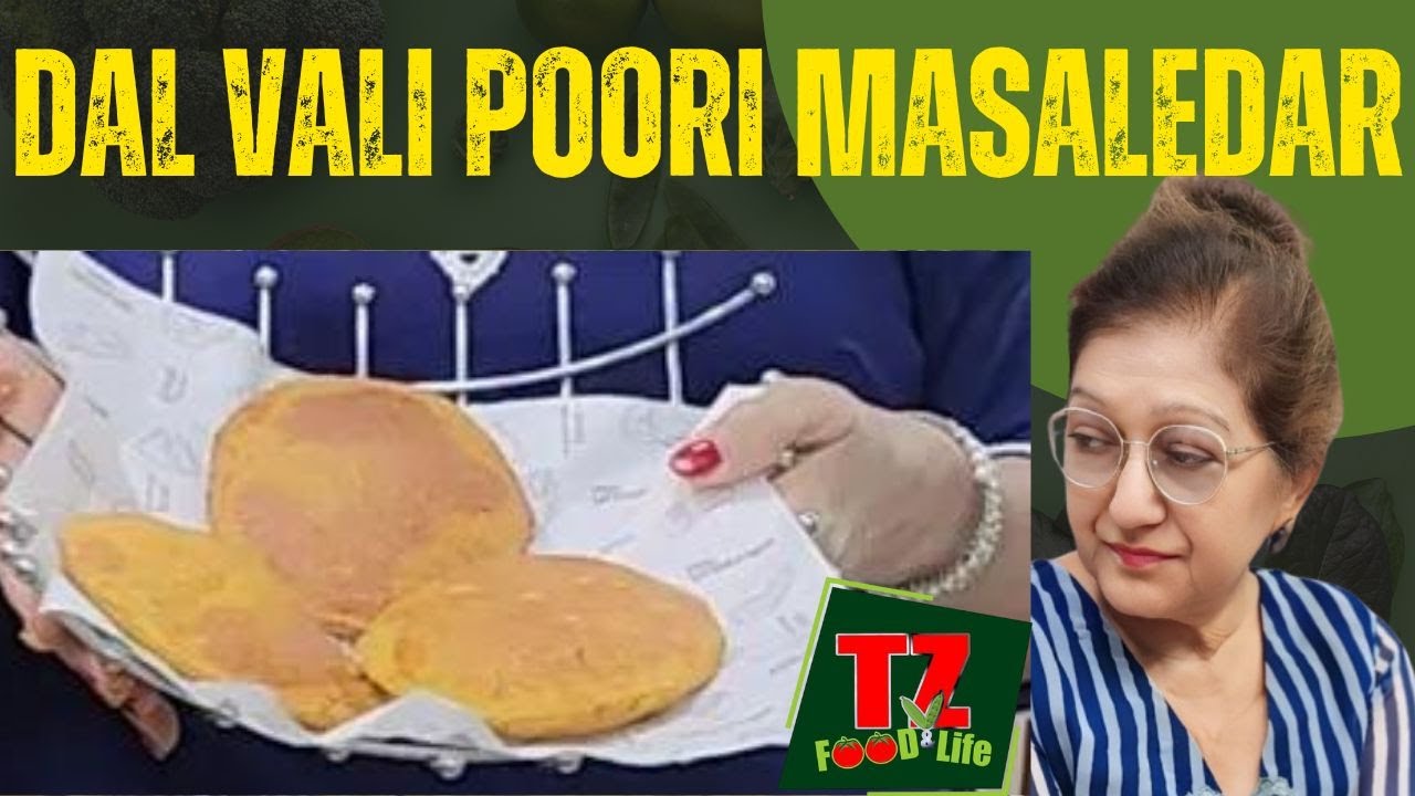 Dal vali Poori Masaledar|How to Make Poori from Leftover Dal | Quick & Easy Recipe @tzfoodandlife