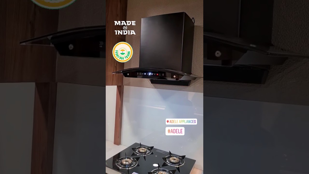 Auto Clean Kitchen Chimney MADE IN INDIA 🇮🇳 #ADELE #MAKEININDIA #AUTOCLEAN #KITCHEN #CHIMNEY