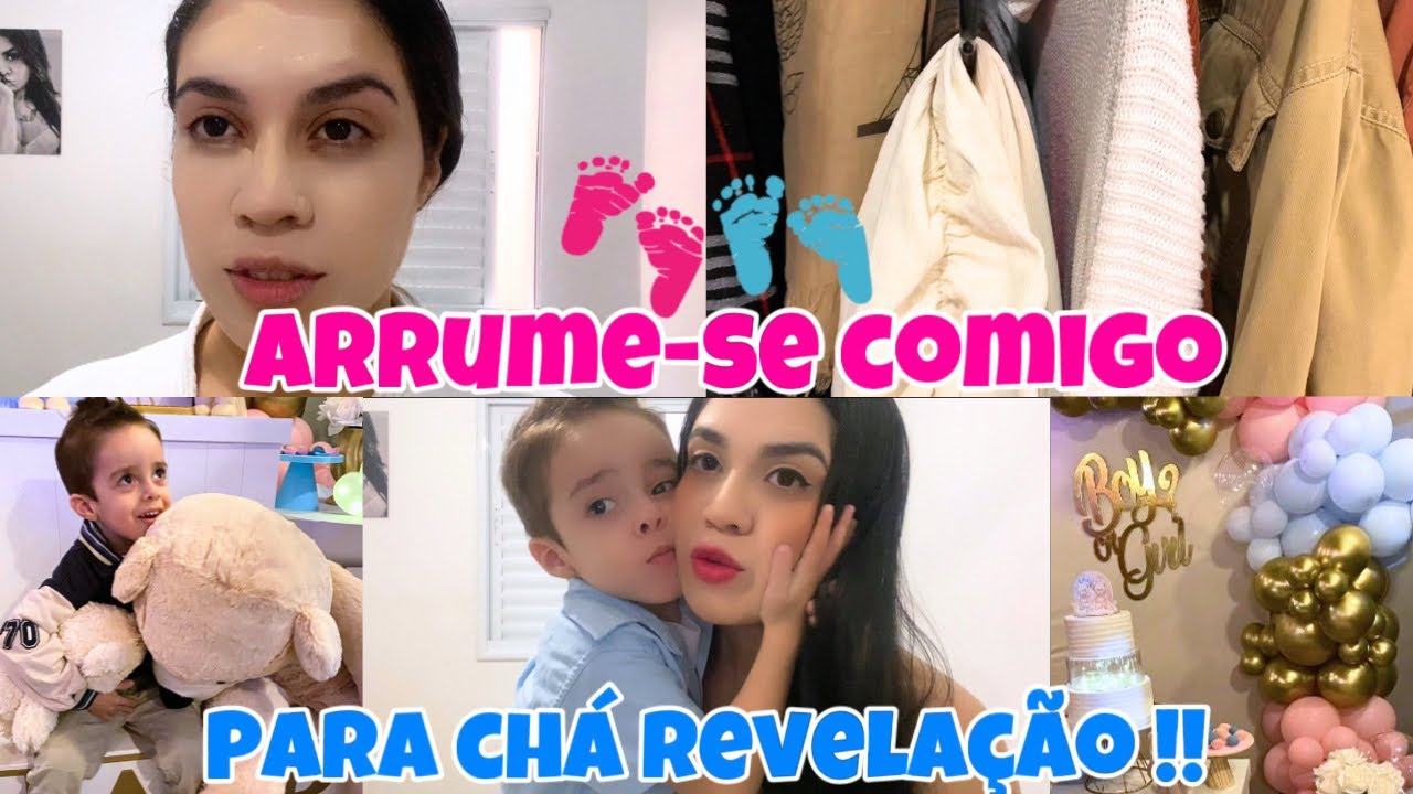 ARRUME-SE COMIGO PARA CHÁ REVELAÇÃO|MENINO OU MENINA?👧🏻🧒🏻🍼🤰🏻🤩🥳#chárevelação #chadebebe #maternidade