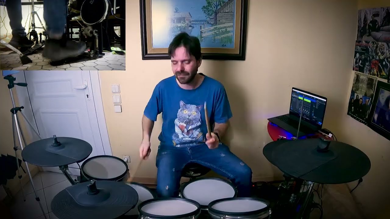 Queensryche - Spreading The Disease - Drum Cover
