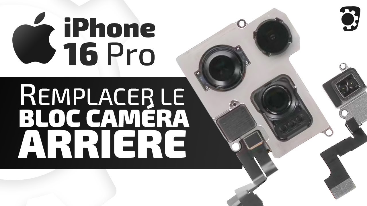 Remplacer sa caméra arrière d'iPhone 16 Pro facilement | Brico-phone