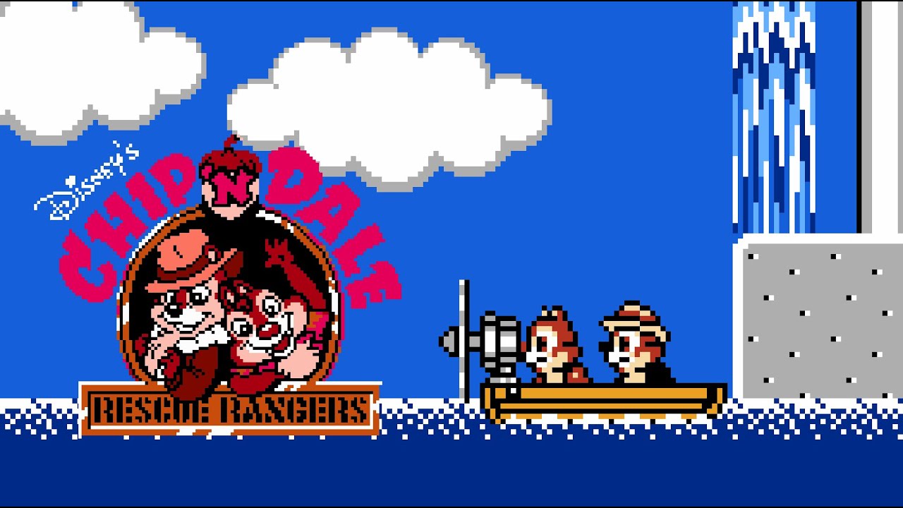 [NES 60fps] Chip ‘n Dale: Rescue Rangers -  2Players co-op longplay