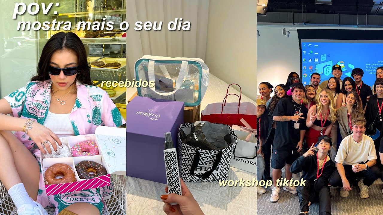 PASSE O DIA COMIGO ♡ evento, publi & recebidos