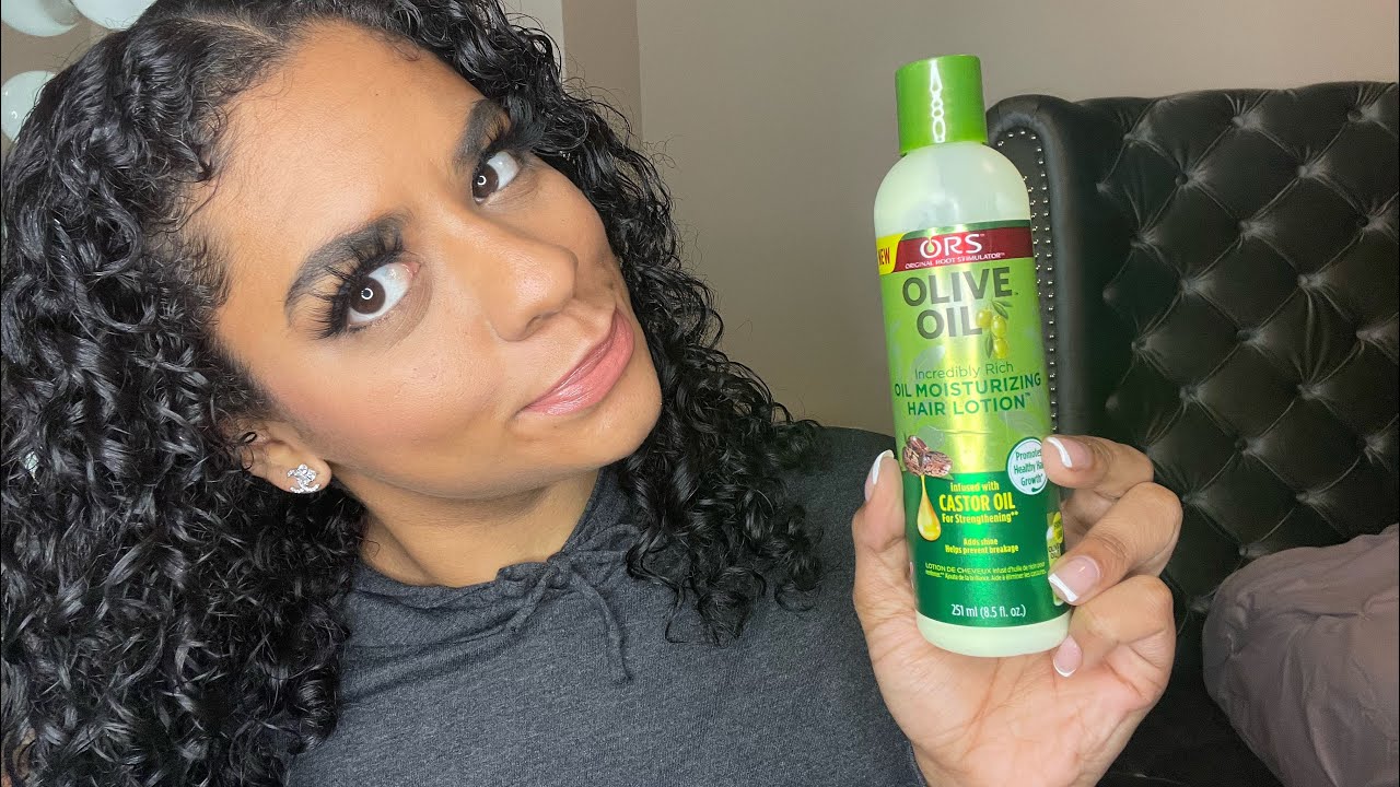 ORS OLIVE OIL MOISTURIZING HAIR LOTION| 3B/3C HAIR TYPE | #curlyhair #natural #curlspoppin