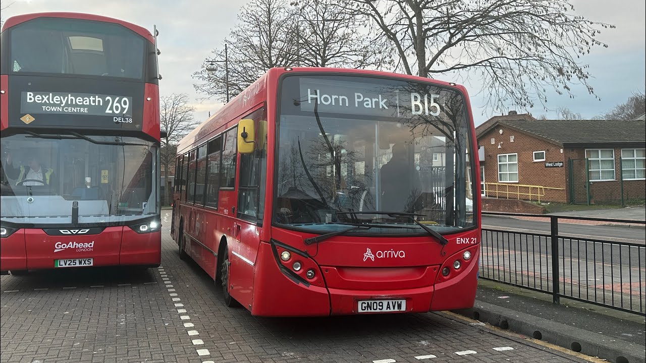 *(A205) Kickdown ft. gear holdings* | Journey on route B15 | Arriva London ENX21 GN09AVW | ADL E200
