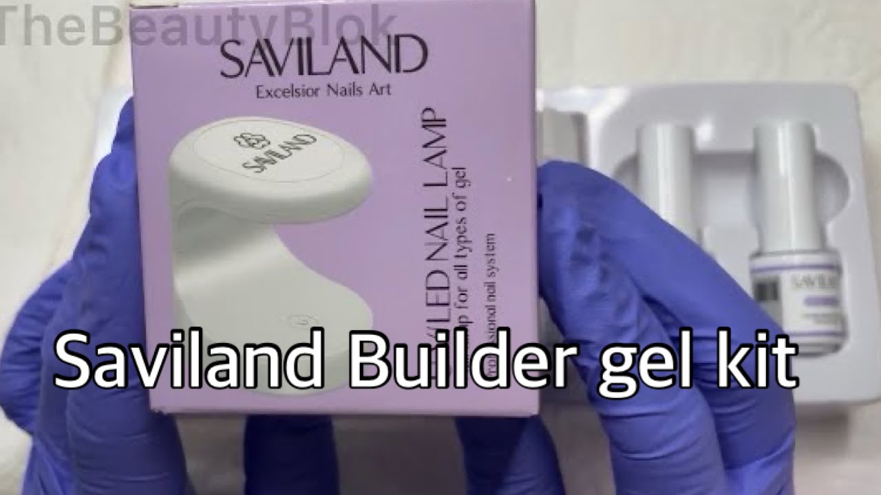 Saviland Builder Gel kit-Review- Doing my nails