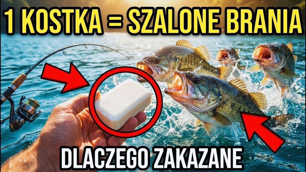 Jedna kostka mydła podwoi Twoje połowy — Sekret, który ukrywają wędkarze