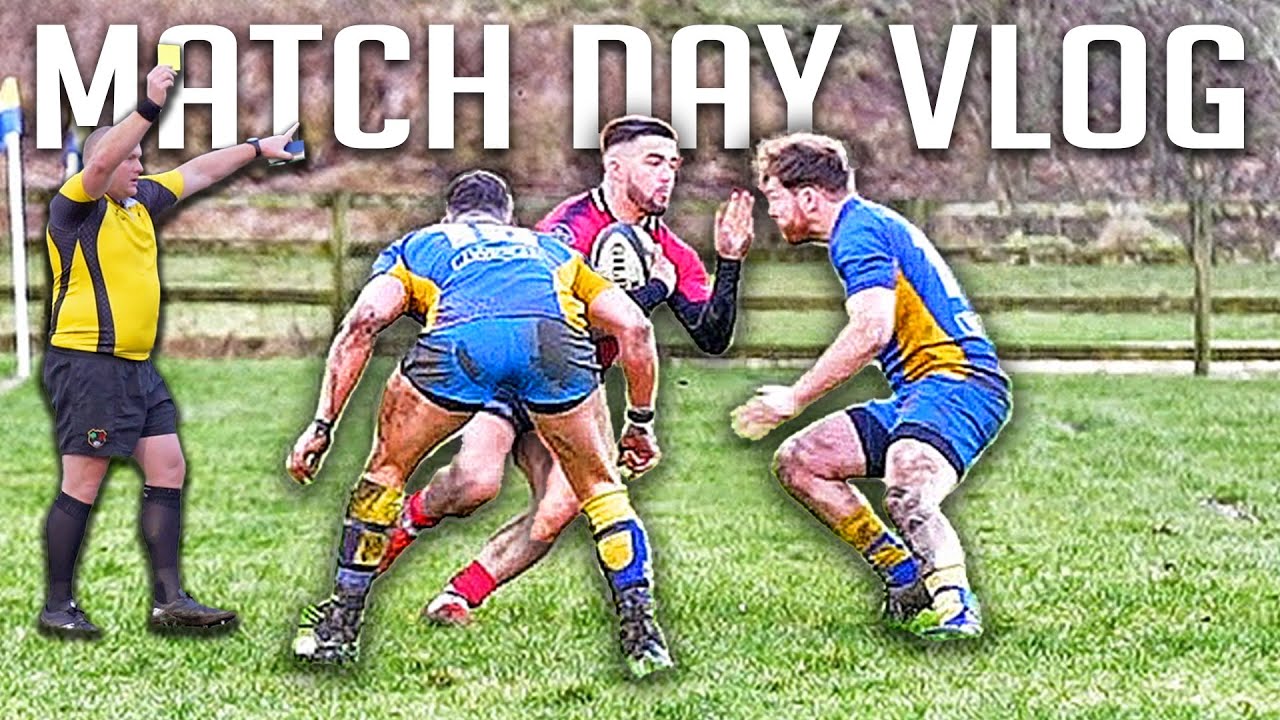 HUGE RUGBY AWAY DAY WITH 2 YELLOW CARDS | Match Day Vlog