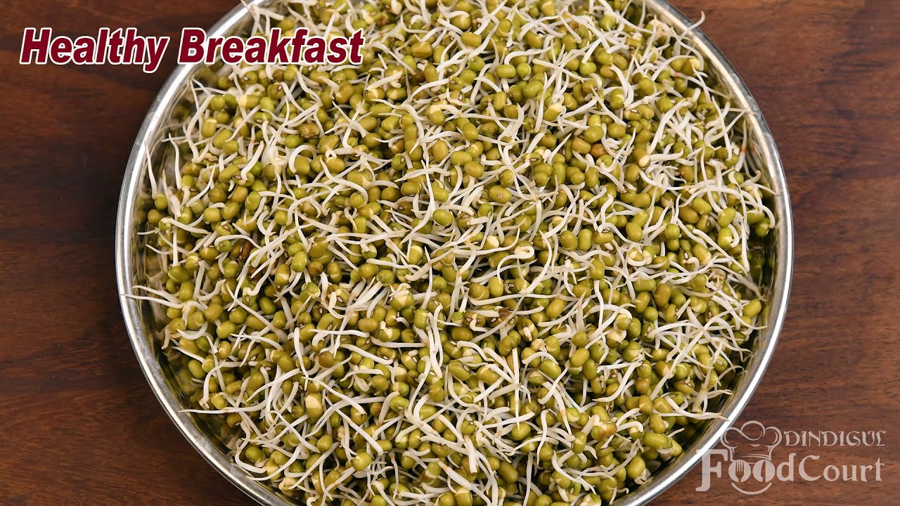 Healthy Breakfast Recipe/ Green Gram Dosa/ Sprouts Dosa