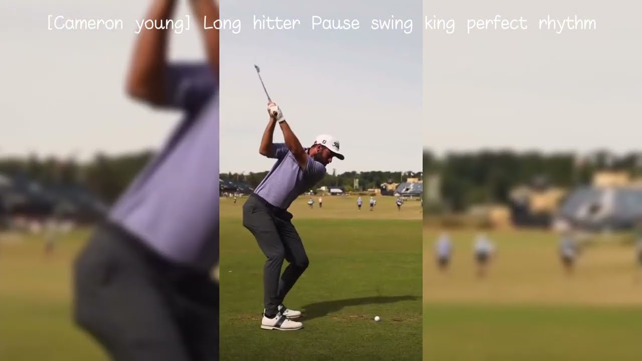 [Cameron Young] Long hitter Pause swing king with perfect rhythm, every shot, slow, asmr