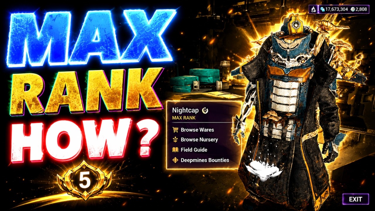 How to Rank Up with Nightcap in Warframe