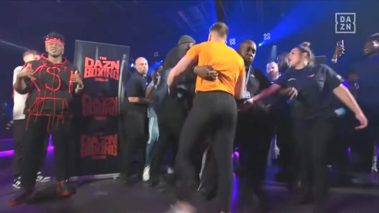 JOE WELLER TRIES TO ATTACK KSI