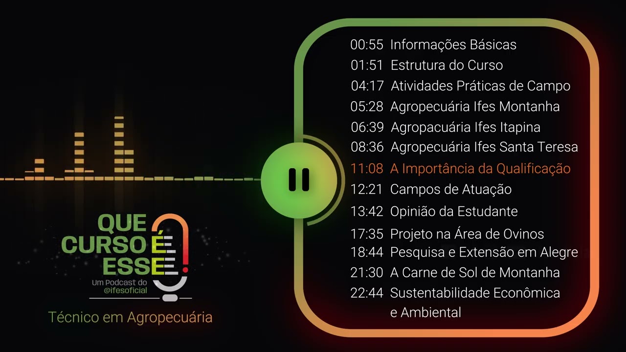 Que Curso é Esse? EP 7 - Técnico em Agropecuária