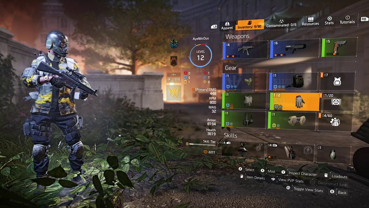 the Division  2 permadeath