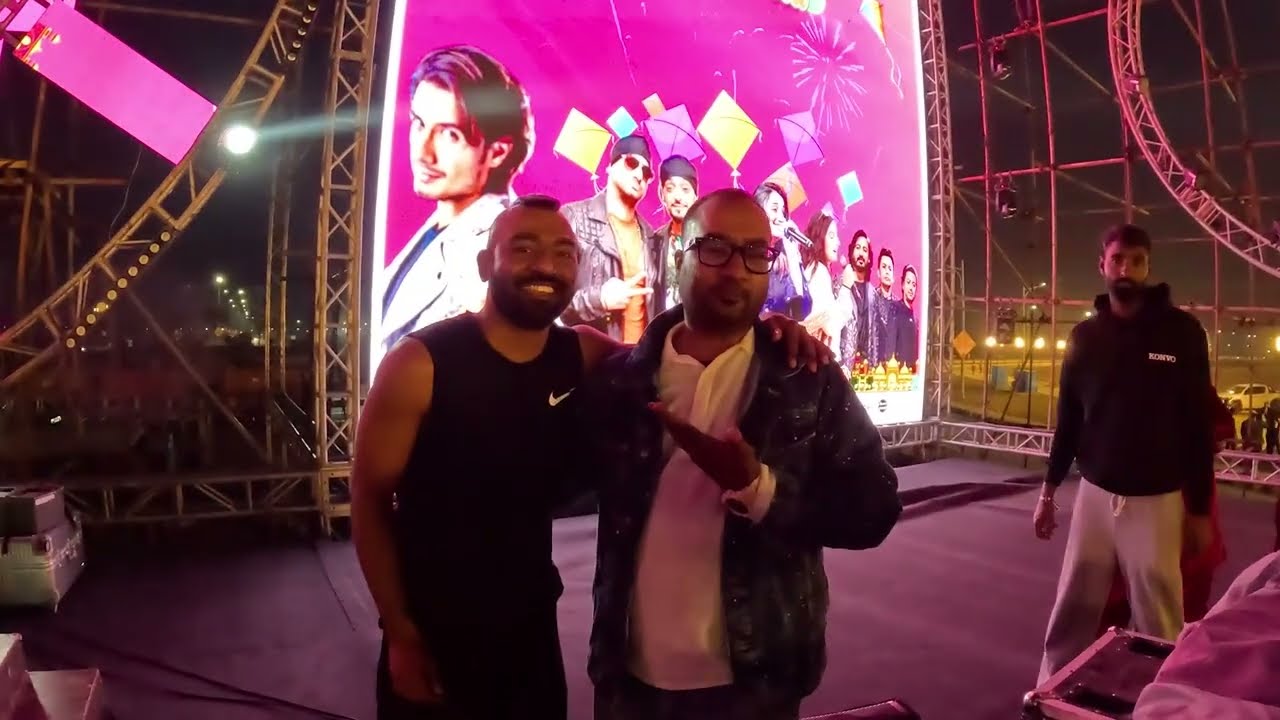 Performing on Basant Day 1 at the DHA Basant Festival with SGK