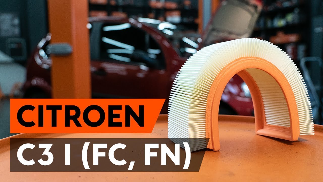 Jak vyměnit vzduchový filtr na CITROEN C3 1 (FC, FN) [NÁVOD AUTODOC]