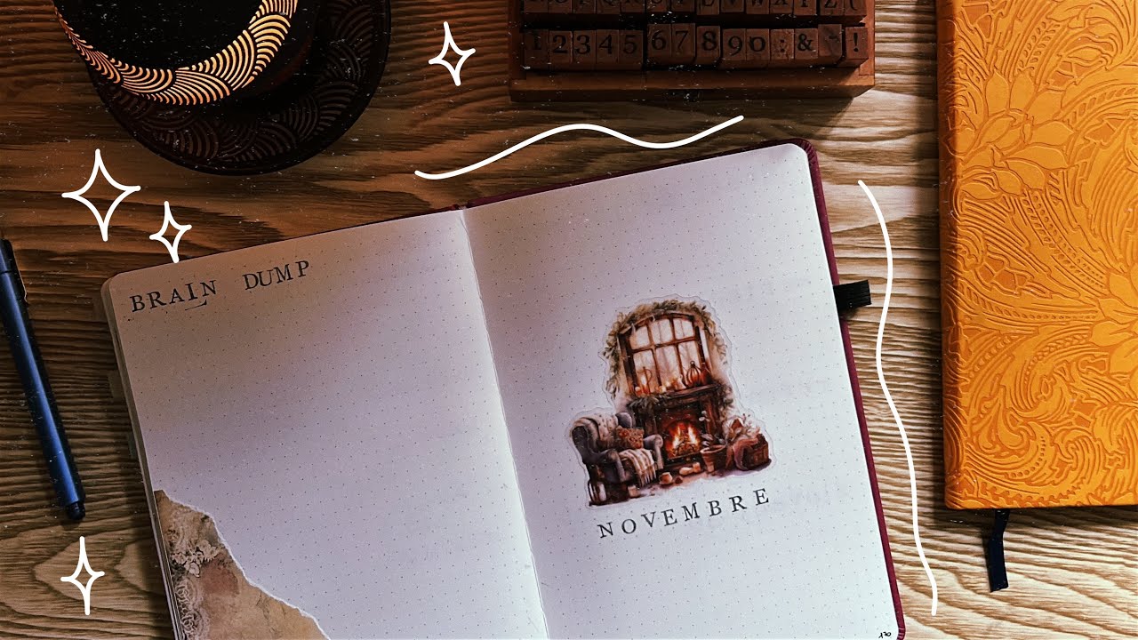 prepariamo insieme NOVEMBRE sul BULLET JOURNAL 🍁 semplice e cozy