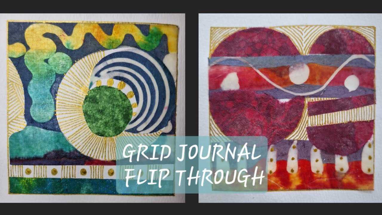 Grid Journal Flip Through