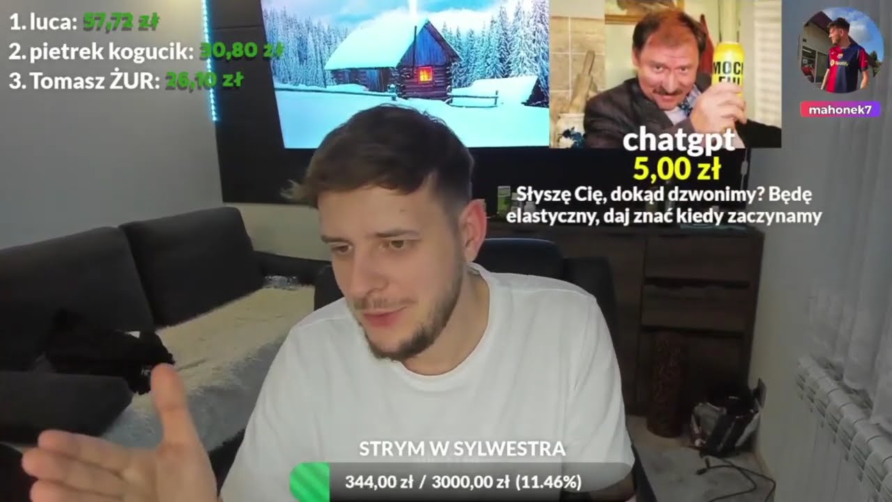Mahonek dzwoni po monety i zażalenie do kierowcy