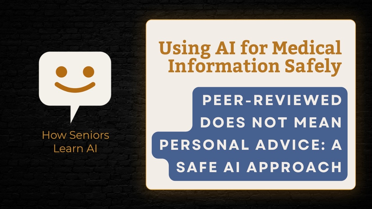 Peer-Reviewed Does Not Mean Personal Advice: A Safe AI Approach