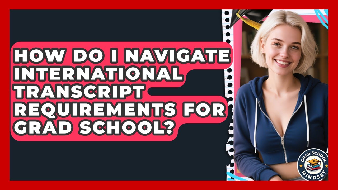 How Do I Navigate International Transcript Requirements For Grad School? - Grad School Mindset