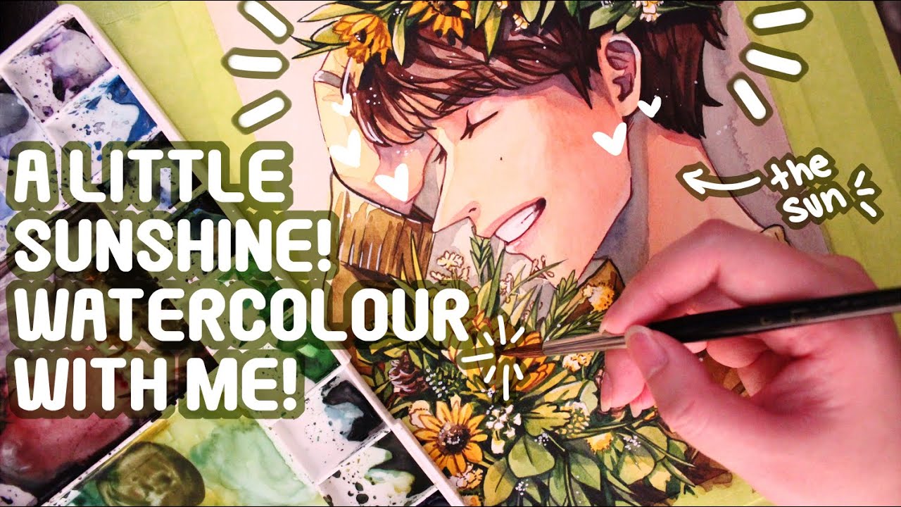 A little Sunshine! |Watercolour With Me!|