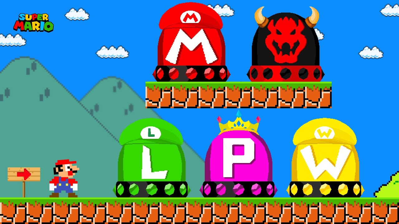Can Mario Collect Ultimate Switch All Character in New Super Mario Bros. Wii!