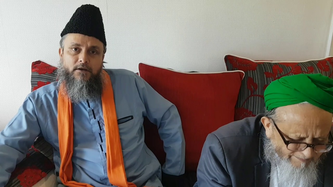 Allama Arshad Misbahi And Their Blessed Father Visiting Jamia-Tul-Madina Bradford Uk