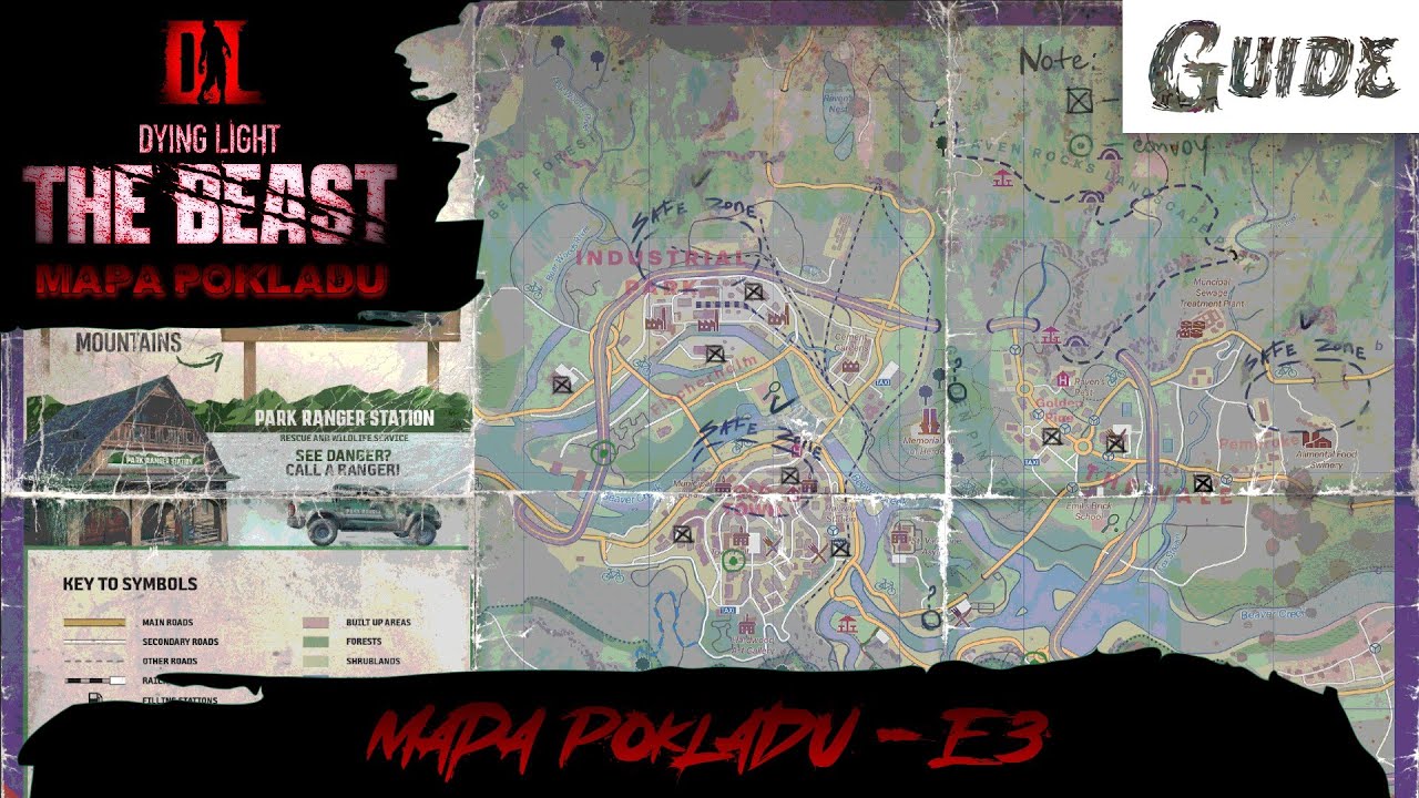 Dying Light: The Beast | Mapa Pokladu | E3 | Game Guide |
