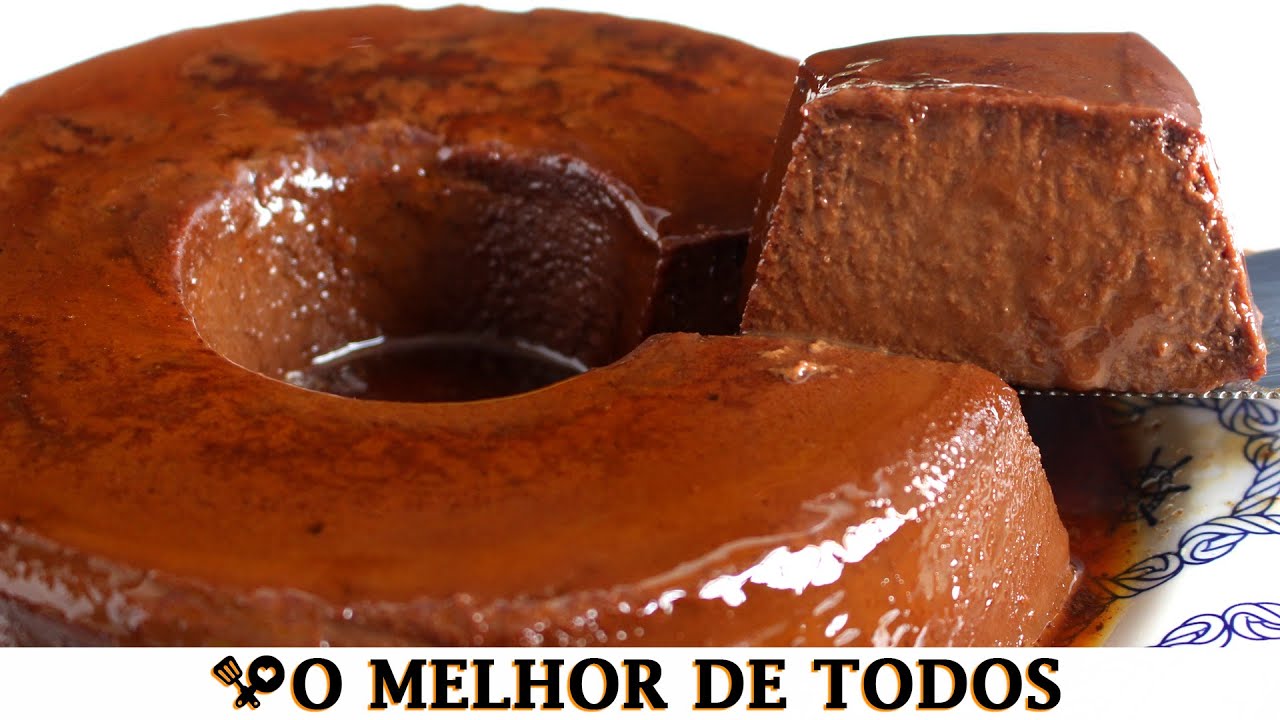 PUDIM DE CHOCOLATE FÁCIL - RECEITAS QUE AMO