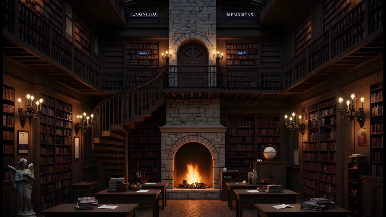 Ancient Library – Real Sounds for Study and Focus - ASMR