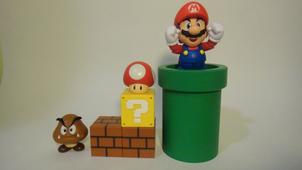SH Figuarts Super Mario play set and accessories Unboxing and Review!