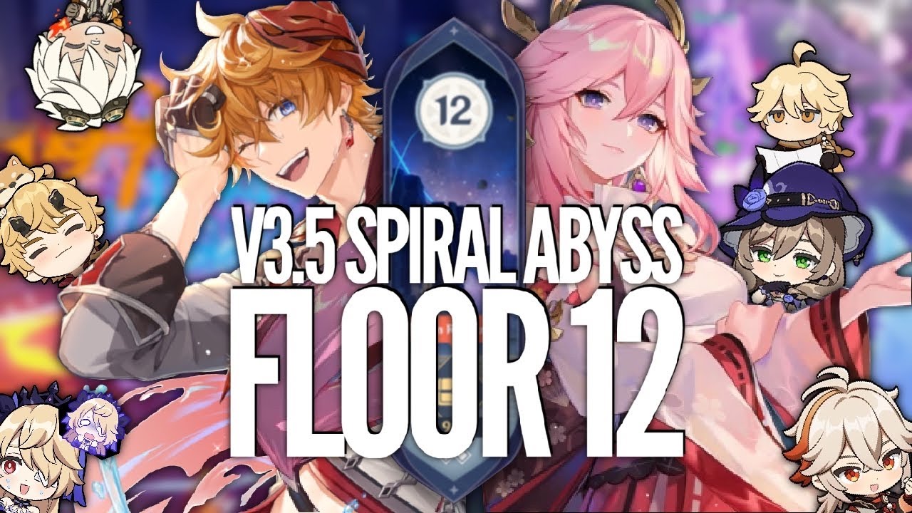OverVape Childe Thoma & Aggravate Duo Yae Miko Lisa - V3.5 Spiral Abyss Floor 12 Genshin Impact