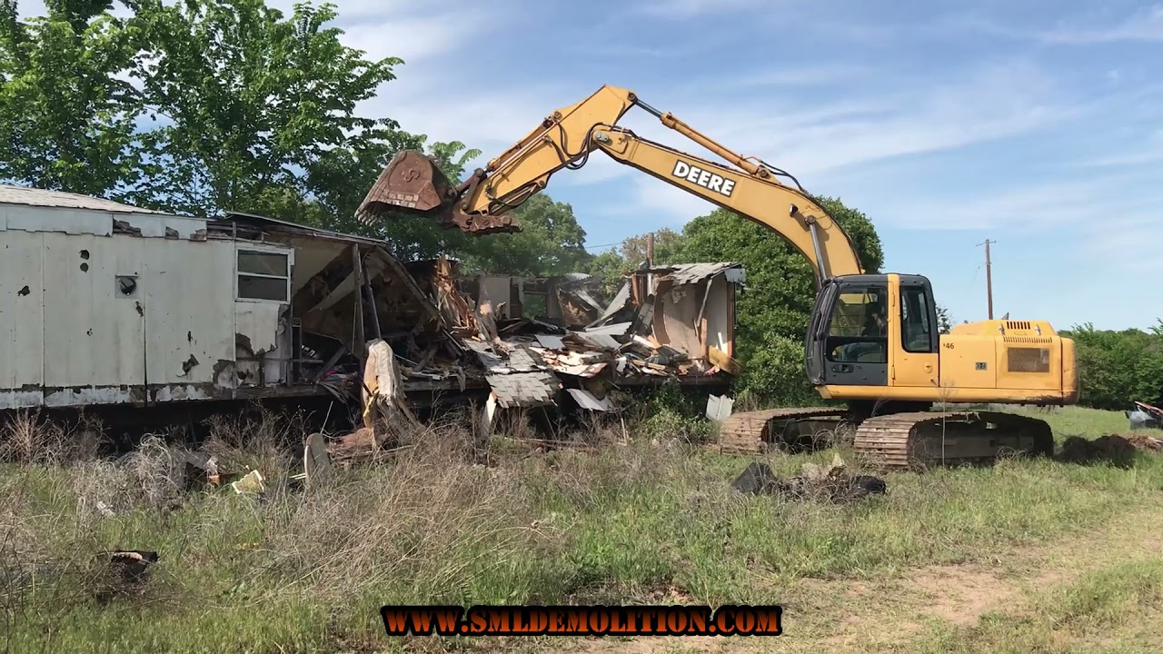 6 MOBILE HOMES DEMOLISHED in Azle, TX - SML Demolition & Deconstruction, LLC