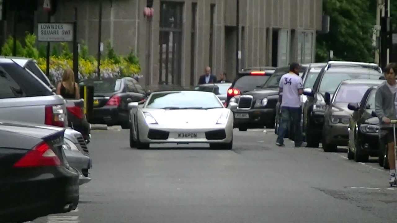 Lamborghini Gallardo Spyder Acceleration and Downshift Sound