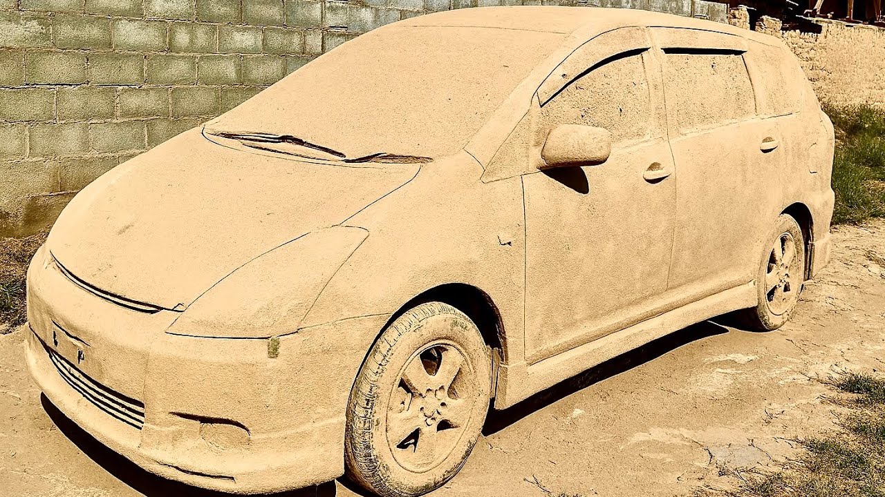 Как помыть TOYOTA WISH 😱 Детализация Deep Clean 🤤# asmr #abandonedcar