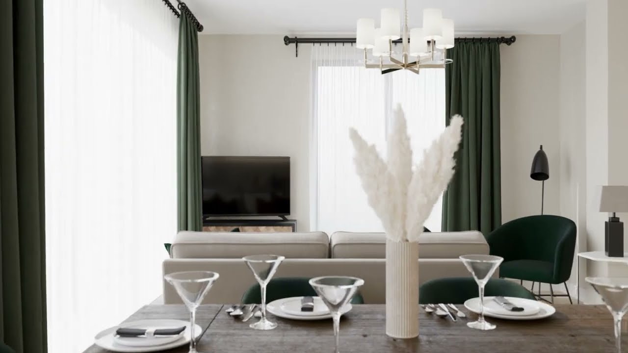 CGI of the Residence TN1, an exquisite development of 35 luxurious apartments in Tunbridge Wells.