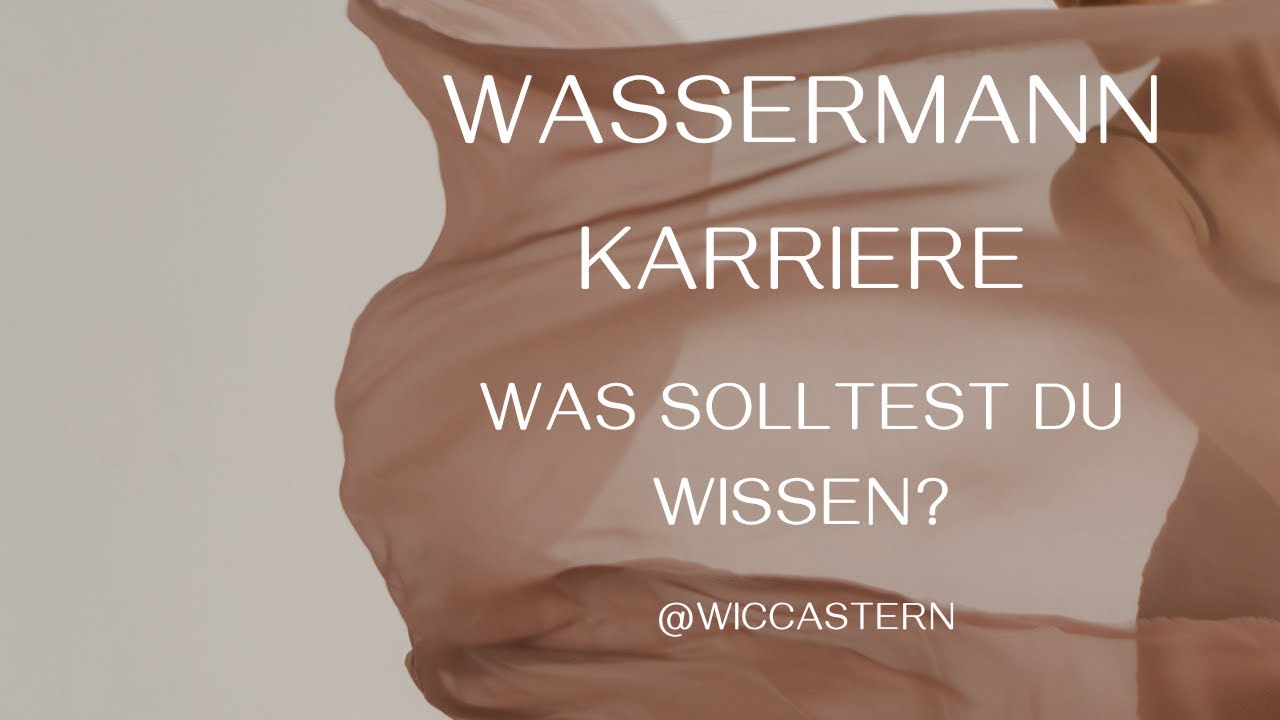 WASSERMANN Tarot | KARRIERE | WAS SOLLTEST DU WISSEN?